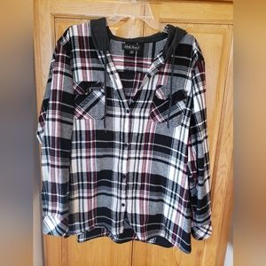 North River Outfitter hooded flannel